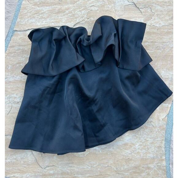 C/MEO Serendipity Bustier Strapless Top in Black NWT S - Picture 2 of 5